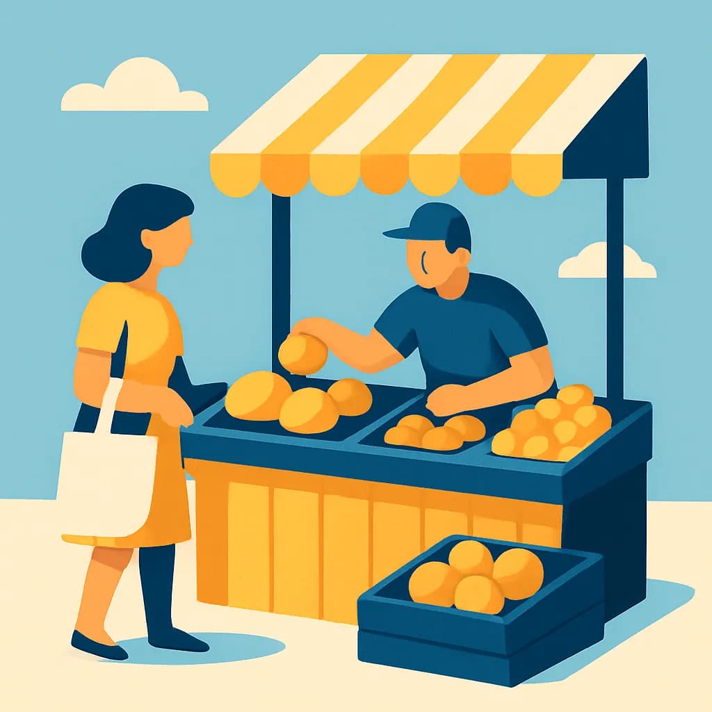 At the Market cover